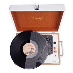 Umie Vintage Um-P353 Pikap Bluetooth`Lu 3.5Mm Auxın&Rcao Destekli Müzik Kutusu - 2