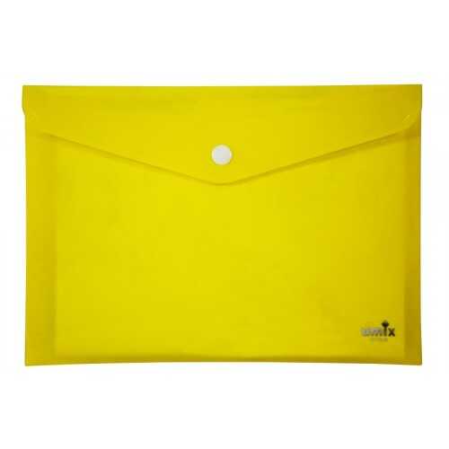 Umix Çıtçıtlı Zarf Dosya A6 Neon Sarı