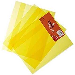 Umix Hazır Kitap Kabı Bantlı 10Lu Sarı