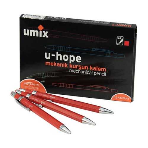 Umix U-Hope Versatil Uçlu Kalem 0.7 Mm Kırmızı