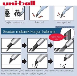 Uni Kuru Toga T 0.7 Versatil Kalem Mavi M7-450T - 2
