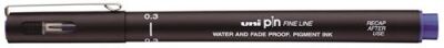 Uni Pin 0.3 Fine Line Akrilik Uçlu Kalem Mavi Pın03-200 - 1