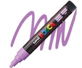 Uni Posca 1.8-2.5 Su Bazlı Poster Markörü Lavant N Pc-5M - 1