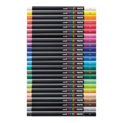 Uni Posca Pastel Boya Kalemi 24Lü Kalem Kutu Set - 3