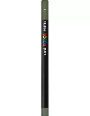 Uni Posca Pastel Boya Kalemi Koyu Zeytin Yeşili - 1