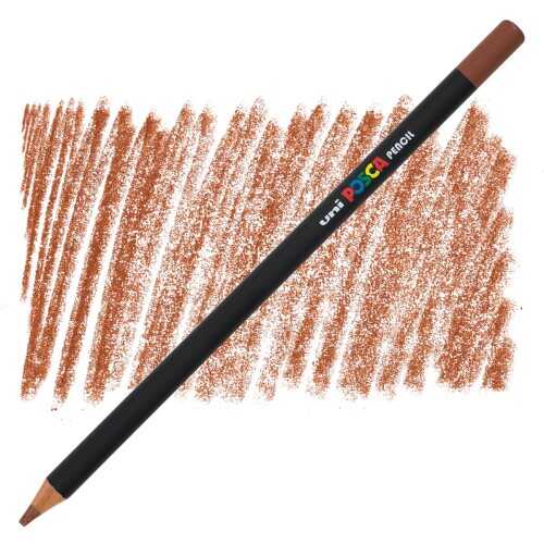 Uni Posca Pencil Boya Kalemi Kahverengi