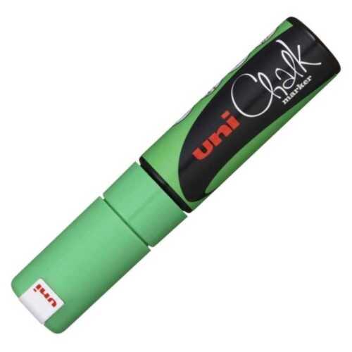 Uni Chalk 8.0 Su Bazlı S.Tahta Markörü Fosforlu Yeşil Pwe-8K
