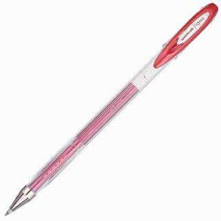 Uniball Signooble Metal 0.8 Jel Kalem Kırmızı Um-120Nm - Uniball