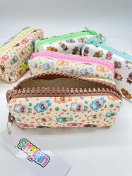 Unicus UNCS-1145 Big Zip Labubu Desenli Kanvas Kalem Çantası - 2