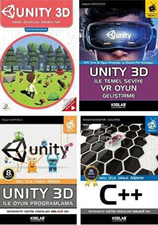 Unity 3D Eğitim Seti 4 Kitap Takım