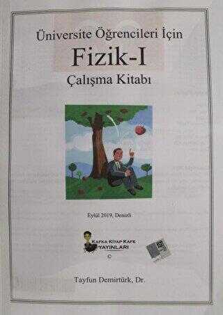 Kafka Kitap Kafe Yayınları Üniversite Öğrencileri İçin Fizik - 1 Çalışma Kitabı