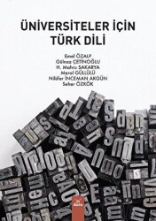 Üniversiteler için Türk Dili - Dora Basım Yayın