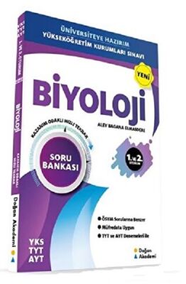 Doğan Akademi YKS TYT-AYT Biyoloji Soru Bankası Kazanım Odaklı Hızlı Tekrar - 1