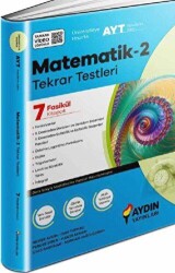 Aydın Yayınları Üniversiteye Hazırlık Matematik-2 Tekrar Testleri AYT - Aydın Yayınları