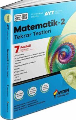 Aydın Yayınları Üniversiteye Hazırlık Matematik-2 Tekrar Testleri AYT - 1