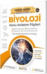 Üniversiteye Hazırlık Biyoloji Maarif Model Konu Anlatım Föyleri - Biyotik Yayınları 