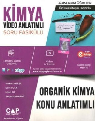 Çap Yayınları Üniversiteye Hazırlık Organik Kimya Konu Anlatımlı - 1
