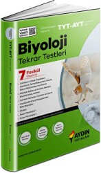 Aydın Yayınları Üniversiteye Hazırlık TYT AYT Biyoloji Tekrar Testleri - Aydın Yayınları