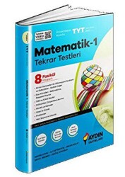 Aydın Yayınları Üniversiteye Hazırlık Matematik - 1 Tekrar Testleri TYT - Aydın Yayınları