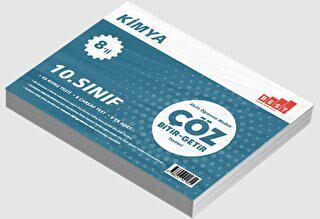 Ünlü Yayınları 10. Sınıf Kimya 8li Çöz Bitir-Getir Testleri - 1