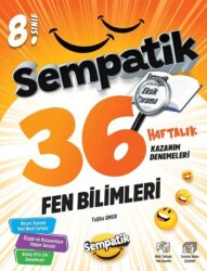 8. Sınıf Fen Bilimleri 36 Haftalık Kazanım Denemeleri - Ünlüler Karması