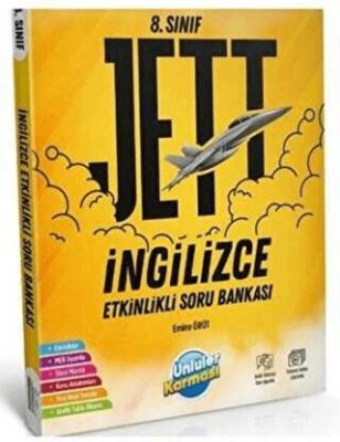 Ünlüler Yayınları 8. Sınıf İngilizce JETT Etkinlikli Soru Bankası - 1