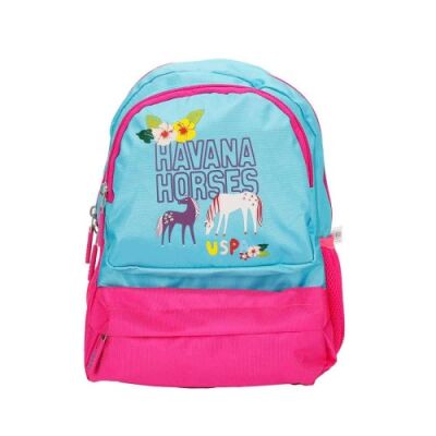 U.S. Polo At Desenli Mavi Kırmızı Anaokulu Çantası PLÇAN22051 - 6