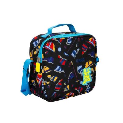U.S. Polo Renkli Desenli Beslenme Çantası PLBSÇ22061 - 2