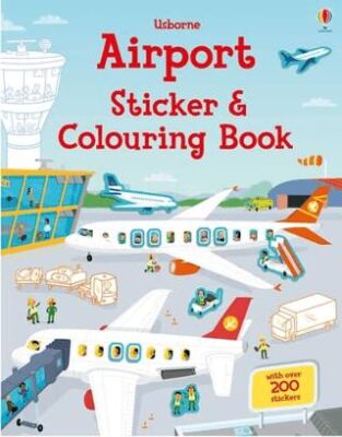 USB - Airport Sticker and Colouring Book - 1