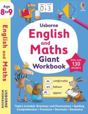 Usborne English and Maths Giant Workbook 8-9 - 1