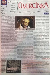 Üvercinka Dergisi Sayı: 112 Şubat 2024 - Üvercinka Dergisi