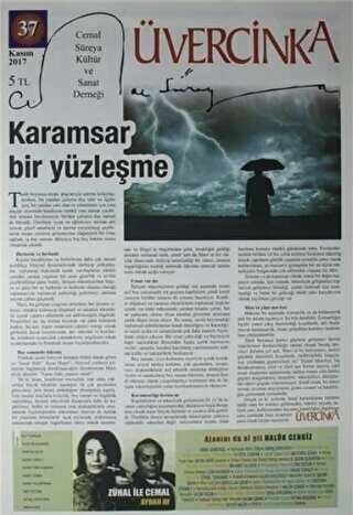 Üvercinka Dergisi Sayı: 37 Kasım 2017 - Üvercinka Dergisi