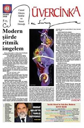 Üvercinka Dergisi Sayı: 41 Mart 2018 - Üvercinka Dergisi