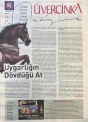 Üvercinka Dergisi Sayı: 57 Temmuz 2019 - Üvercinka Dergisi
