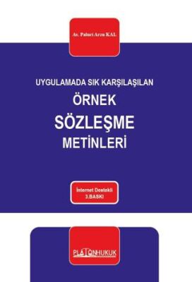 Uygulamada Sık Karşılaşılan Örnek Sözleşme Metinleri - 1