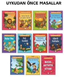 Uykudan Önce Masallar Seti 10 Kitap +1 Aktivite Takım - Dokuz Çocuk