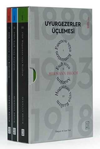 Uyurgezerler Üçlemesi - Ketebe Yayınları