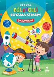 Uzayda Eğlenceli Boyama Kitabım - Doğan Çocuk