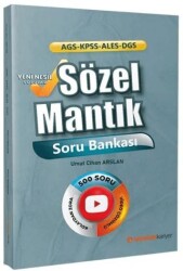Uzman Kariyer Yayınları KPSS MEB-AGS ALES DGS Sözel Mantık Soru Bankası Çözümlü - Uzman Kariyer Yayınları