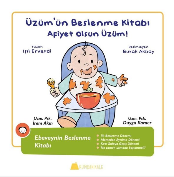 Üzüm`ün Beslenme Kitabı - Afiyet Olsun Üzüm! - Kumdan Kale