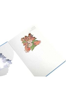 Vagonlife 3D Capybara Temalı Defter - 2