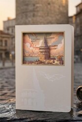 Vagonlife 3D Galata Köprüsü Temalı Defter - Vagonlife