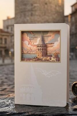 Vagonlife 3D Galata Köprüsü Temalı Defter - 1