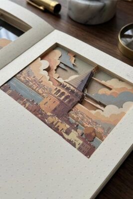 Vagonlife 3D Galata Köprüsü Temalı Defter - 2
