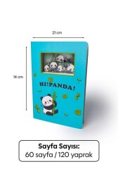 Vagonlife 3D Hi Panda Temalı Defter - 3