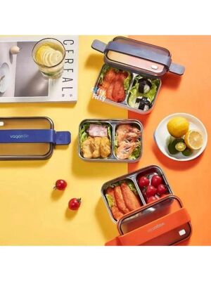Vagonlife Bl20183 1200Ml 3 Bölmeli Paslanmaz Çelik Lunch Box-3 - 2