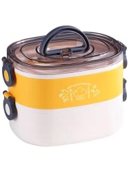 Vagonlife Bl50251-2 1200 Ml 3 Bölmeli Paslanmaz Çelik Lunch Box-2 - Vagonlife
