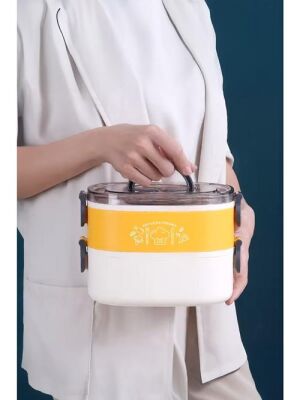 Vagonlife Bl50251-2 1200 Ml 3 Bölmeli Paslanmaz Çelik Lunch Box-2 - 2