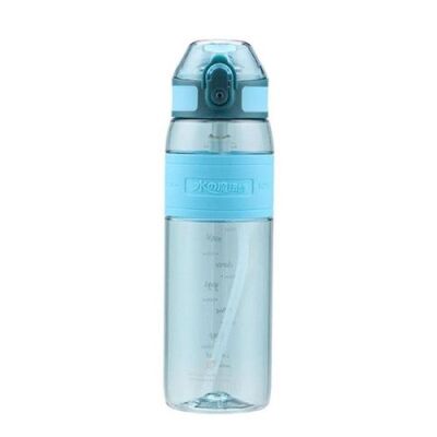 Vagonlife Uzspace 4106 Trıtan - Pipetli 600Ml Mavi Matara - 1