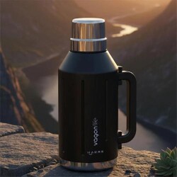 Vagonlife VGN1004 1200 ML Çelik Termos Siyah - 2
